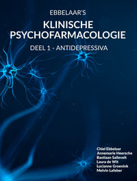 Ebbelaar's Klinische Psychofarmacologie Deel 1 - Antidepressiva boekcover