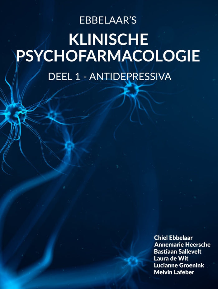 Ebbelaar's Klinische Psychofarmacologie Deel 1 - Antidepressiva boekcover